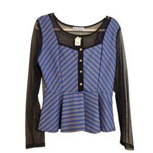 Basic Necessities women's long sleeve top size XL NWT